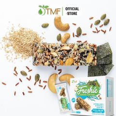 Thanh Hạt Dinh Dưỡng Freshie Mè Đồi & Rong Biển Gạo Lứt Thuần Chay 150gr - Năng Lượng Tươi Mới Từ Tâm Minh Foods