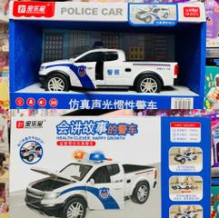 Đồ Chơi Xe Ô Tô Bán Tải Police Car 9862 - Chạy Bằng Pin, Có Đèn Âm Thanh, Mở Cửa - Quà Tặng Tuyệt Vời Cho Trẻ Em