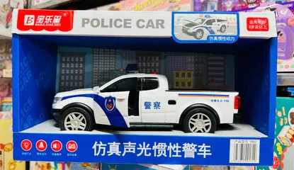 Đồ Chơi Xe Ô Tô Bán Tải Police Car 9862 - Chạy Bằng Pin, Có Đèn Âm Thanh, Mở Cửa - Quà Tặng Tuyệt Vời Cho Trẻ Em