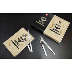Bộ Dao Dĩa Zwilling Steak 12 Món Cao Cấp - Hộp Gỗ Tự Nhiên Thép Không Gỉ Dùng Cho 6 Người, Đồ Dùng Bếp Sang Trọng