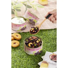 Combo 4 lon Cơm gạo tím dinh dưỡng ăn liền 160g TÂM MINH FOODS