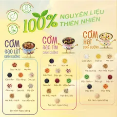 Combo 4 lon Cơm gạo tím dinh dưỡng ăn liền 160g TÂM MINH FOODS