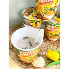 Combo 6 Ly Cháo Gạo Lứt Rong Biển Yến Mạch Ăn Liền Yum Mom 45g - Dinh Dưỡng Cho Bé Ăn Dặm, Tiện Lợi, Tự Nhiên