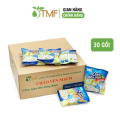 Cháo Yến Mạch Gạo Lứt Ăn Liền Tâm Minh - Thùng 30 Gói 100% Tự Nhiên, Giảm Cân Healthy, Không Bột Ngọt, Dinh Dưỡng Tiện Lợi