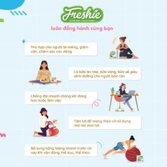 3 Hộp Thanh Hạt Dinh Dưỡng Freshie - Thuần Thực Vật, Không Chiên Dầu, Nguồn Năng Lượng Tươi Mới Từ Tâm Minh Foods