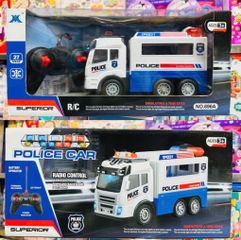 Đồ Chơi Xe Ô Tô Cảnh Sát Điều Khiển Từ Xa Radio Control 696A - Có Đèn Âm Thanh, Phát Triển Kỹ Năng Cho Trẻ Em 3 Tuổi Trở Lên