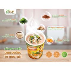Thùng 24 ly cháo gạo lứt rong biển yến mạch Yummom - Giảm cân ăn liền tiện lợi cho sức khỏe và vị ngon tự nhiên