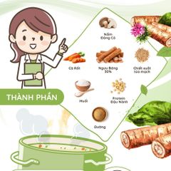 Combo 2 gói bột nêm ngưu báng 200gr TÂM MINH FOODS thuần chay không bột ngọt cho bé ăn dặm