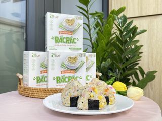 Gia vị rắc cơm rong biển Tâm Minh Foods - Hộp 6 gói cho bé ăn dặm, tự nhiên, giàu dinh dưỡng và an toàn sức khỏe