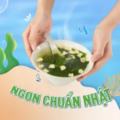 Thùng 12 Hộp Canh Rong Biển Ăn Liền 10 Gói x 5.5g - Dinh Dưỡng Tâm Minh Foods, Không Bột Ngọt, Giàu Vitamin, Tốt Cho Tim Mạch