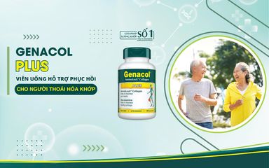 Viên uống Genacol Plus Collagen - Hỗ trợ thoái hóa khớp, giảm đau khớp hiệu quả, bổ sung glucosamin cho sức khỏe xương khớp.