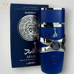Nước hoa Lattafa Asad Zanziba 100ml Nam - Hương Đông Độc Đáo, Lưu Hương Lâu, Phù Hợp Ngày Đêm Mùa Thu Đông