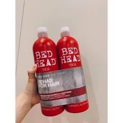 Cặp Gội-Xả TIGI Đỏ 750ml - Phục hồi tóc hư tổn, mềm mượt và thơm lâu - Hàng chính hãng 100%