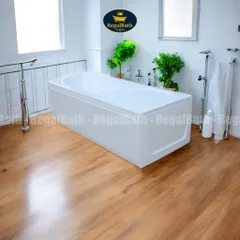 Bồn Tắm Dài Regalbath RB-18P 1m8 - Chất Liệu Acrylic Cao Cấp, Thiết Kế Hiện Đại, Kích Thước 1800x800x550 mm, Phù Hợp Cho Phòng Tắm Sang Trọng