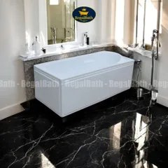 Bồn Tắm Dài 1m5 Regalbath RB-15B - Thiết Kế Thanh Lịch, Nhỏ Gọn, Cao Cấp, Phù Hợp Phòng Tắm Hạn Chế Diện Tích
