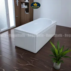 Bồn Tắm Dài 1m5 Regalbath RB-15B - Thiết Kế Thanh Lịch, Nhỏ Gọn, Cao Cấp, Phù Hợp Phòng Tắm Hạn Chế Diện Tích