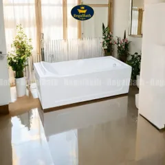 Bồn Tắm Dài 1m7 RegalBath RB-17T - Thiết Kế Hiện Đại, Dung Tích 480L, Thư Giãn Như Spa Tại Nhà