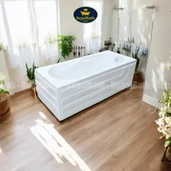 Bồn Tắm Massage RegalBath 1m6 (RB-16B) - Thiết Kế Dài Tinh Giản, Chất Liệu Acrylic Cao Cấp, Thư Giãn Spa Tại Nhà