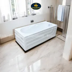 Bồn Tắm Massage RegalBath 1m6 (RB-16B) - Thiết Kế Dài Tinh Giản, Chất Liệu Acrylic Cao Cấp, Thư Giãn Spa Tại Nhà