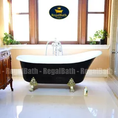 Bồn Tắm Chân Rồng Regalbath 1m5 RB-15CR - Thiết Kế Cổ Điển Sang Trọng, Chất Liệu Acrylic Cao Cấp, Phù Hợp Mọi Không Gian