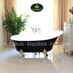 Bồn Tắm Chân Rồng Regalbath RB-17CR Sang Trọng 1m7 - Bồn Tắm Cổ Điển Cao Cấp, Thiết Kế Độc Lập, Chất Liệu Acrylic Chống Ố