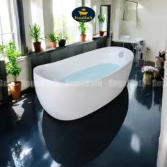 Bồn Tắm Dáng Cá Heo RB-17CH Regalbath - Thiết Kế Nghệ Thuật Độc Đáo, Chất Liệu Acrylic Cao Cấp, Thoải Mái và Bền Đẹp