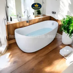 Bồn Tắm Dáng Cá Heo RB-17CH Regalbath - Thiết Kế Nghệ Thuật Độc Đáo, Chất Liệu Acrylic Cao Cấp, Thoải Mái và Bền Đẹp