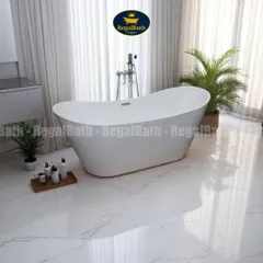 Bồn Tắm Thỏi Vàng Regalbath 1m7 (RB-17TV) - Thiết Kế Sang Trọng, Chất Liệu Acrylic Cao Cấp, Phong Thủy Hiện Đại