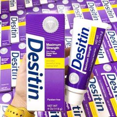 Kem trị hăm Desitin Maximum Strength màu tím 113gr - An toàn cho trẻ sơ sinh, Giảm hăm tã hiệu quả từ Mỹ
