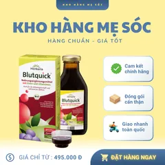 Sắt Nước Hữu Cơ Herbaria Blutquick 250ml - Giải Pháp Tăng Cường Sắt Cho Người Thiếu Máu, Dễ Uống Và Hấp Thụ Nhanh