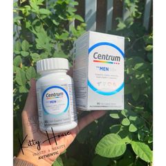 Viên Uống Bổ Sung Vitamin Centrum Men 50+ Dành Cho Nam Giới 90 Viên - Tăng Cường Sức Khỏe Tim Mạch, Miễn Dịch, Da và Xương Khớp.