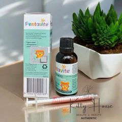 Sirô Pentavite bổ sung Vitamin D3 & K2 Infant & Kids lọ 30 ML