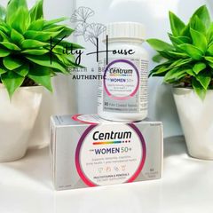 Viên Uống Centrum For Women 50+ - Vitamin Tổng Hợp Chăm Sóc Sức Khỏe cho Phụ Nữ Trên 50 Tuổi - Hỗ Trợ Miễn Dịch và Làn Da Khỏe Mạnh
