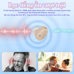 Máy Trợ Thính Siêu Nhỏ Nhét Tai FUNMIC EN-IA102C - Tai Nghe In-Ear, Âm Thanh Sắc Nét, Hỗ Trợ Nghe Tối Ưu, Pin 96 Giờ