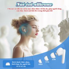Tai Nghe Trợ Thính Không Dây FUNMIC EN-D22 - Âm Thanh Sắc Nét, Thiết Kế Thời Thượng, Chống Ồn Hiệu Quả, Pin 20 Giờ