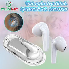 Tai Nghe Trợ Thính Không Dây FUNMIC EN-D20 - Thiết Kế Sang Trọng, Công Nghệ Giảm Tiếng Ồn Thông Minh, Hỗ Trợ Âm Thanh Cho Cả Hai Tai