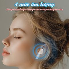 Tai Nghe Trợ Thính Không Dây FUNMIC EN-D20 - Thiết Kế Sang Trọng, Công Nghệ Giảm Tiếng Ồn Thông Minh, Hỗ Trợ Âm Thanh Cho Cả Hai Tai
