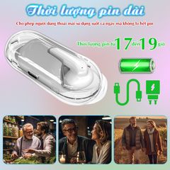 Tai Nghe Trợ Thính Không Dây FUNMIC EN-D20 - Thiết Kế Sang Trọng, Công Nghệ Giảm Tiếng Ồn Thông Minh, Hỗ Trợ Âm Thanh Cho Cả Hai Tai