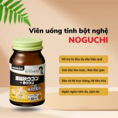 VIÊN UỐNG TINH BỘT NGHỆ GIẢI ĐỘC GAN NOGUCHI Nội Địa NHẬT BẢN (HỘP 60 VIÊN DÙNG TRONG 30 NGÀY)