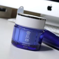 Kem Dưỡng Ẩm Mặt Nạ Ngủ Kosé SEKKISEI HERBAL GEL 80g - Đa Năng 6 Trong 1, Chăm Sóc Da Mặt Khỏe Mạnh, Rạng Rỡ Nhật Bản