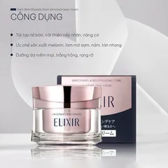 Kem dưỡng da ban đêm Elixir Enriched Cream Shiseido 45g ( Nội Địa Nhật Bản )