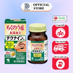 Viên uống xoang Kobayashi Chikunain Nhật Bản - Hỗ trợ cải thiện sức khỏe mũi - Hàng nội địa Nhật Bản