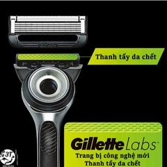 Dao Cạo Râu Gillette Labs 5 Lưỡi Cao Cấp Nhật Bản - Trải Nghiệm Cạo Mịn Màng Và Tiện Lợi Cho Nam Giới