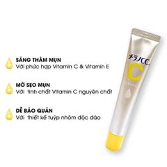 Serum Melano CC Whitening Essence 20ml - Dưỡng Trắng Da, Chống Thâm Nám & Lão Hóa Từ Vitamin C Nhật Bản
