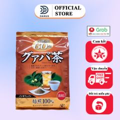 Trà Lá Ổi ORIHIRO Nhật Bản - Giảm Cân Tự Nhiên, 60 Túi Hỗ Trợ Sức Khỏe, Tiêu Hóa Tốt, Duy Trì Vóc Dáng, Uống Nóng/Lạnh