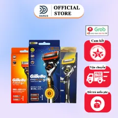 Dao Cạo Râu Nhật Bản Gillette Fusion Proglide Cao Cấp 5 Lưỡi - Cán và Lưỡi Thay Thế, Đầu Bảo Vệ, Hiệu Quả Cao, Tiện Lợi