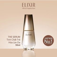 Serum trẻ hóa da ELIXIR THE SERUM 50ML - Chăm sóc da Nhật Bản, cải thiện nếp nhăn, tăng độ đàn hồi, phù hợp mọi loại da.