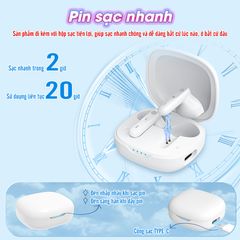 Tai nghe trợ thính không dây FUNMIC EN-D18 - 2 tai pin sạc