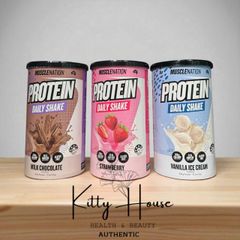 Bột Protein Lắc Muscle Nation Daily Shake 300g - 20.7g Protein, Không chất béo, Hương vị thơm ngon, Dinh dưỡng dễ sử dụng