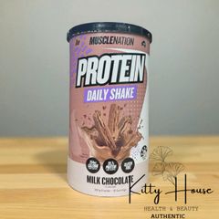 Bột Protein Lắc Muscle Nation Daily Shake 300g - 20.7g Protein, Không chất béo, Hương vị thơm ngon, Dinh dưỡng dễ sử dụng